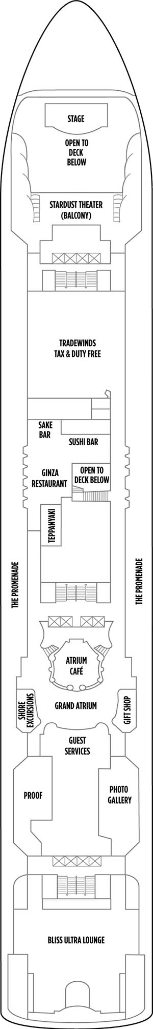 Norwegian Star Deck 7 deck plan