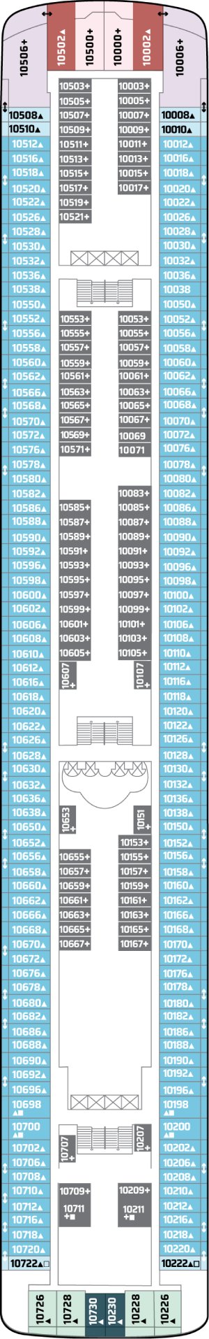 Norwegian Star Deck 10 deck plan