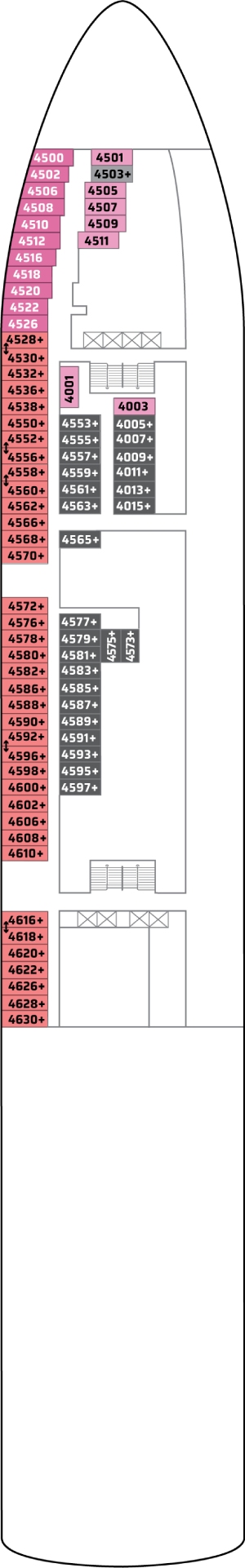 Norwegian Star Deck 4 deck plan