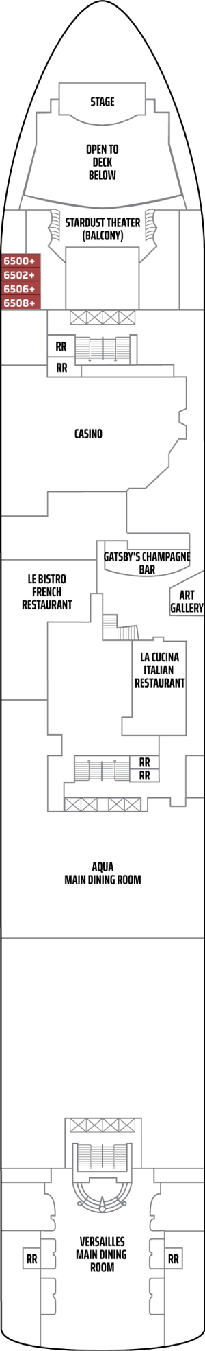 Norwegian Star Deck 6 deck plan