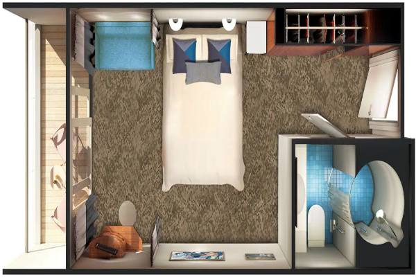Solo Balcony Stateroom