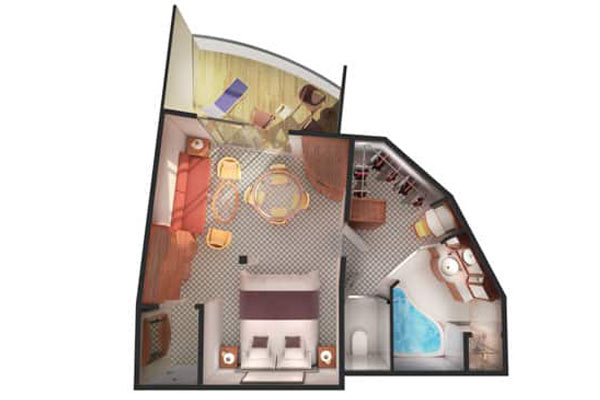 Forward-Facing Penthouse With Balcony