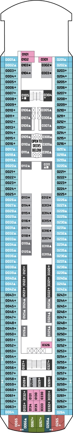 Norwegian Sun Deck 10 deck plan