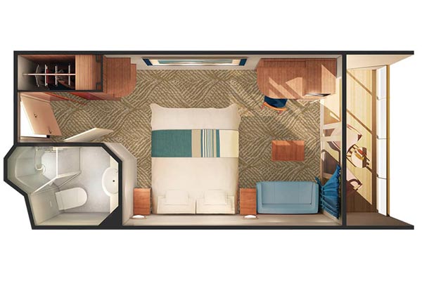 Solo Balcony Stateroom