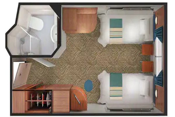 Oceanview Stateroom (Obstructed View)
