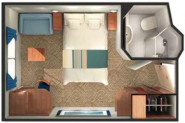 Solo Oceanview Stateroom