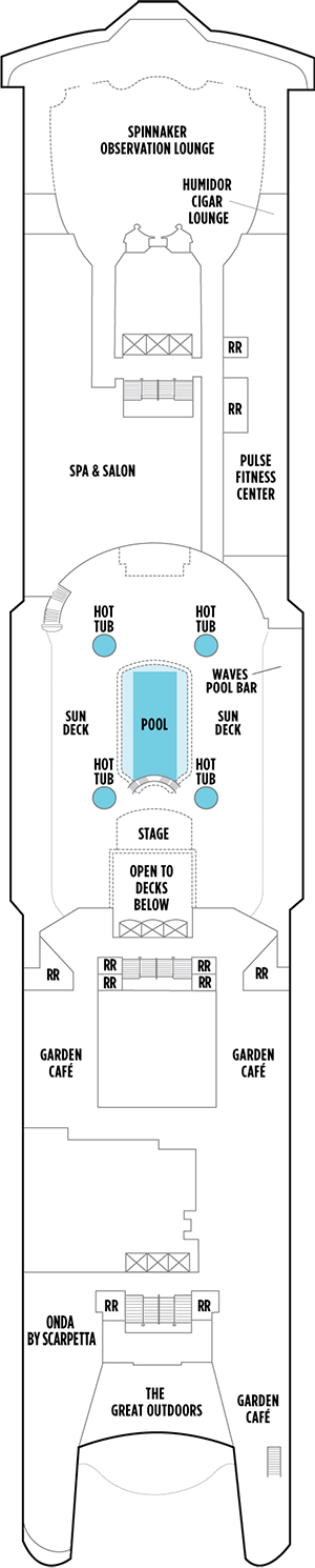Norwegian Spirit Deck 12 deck plan