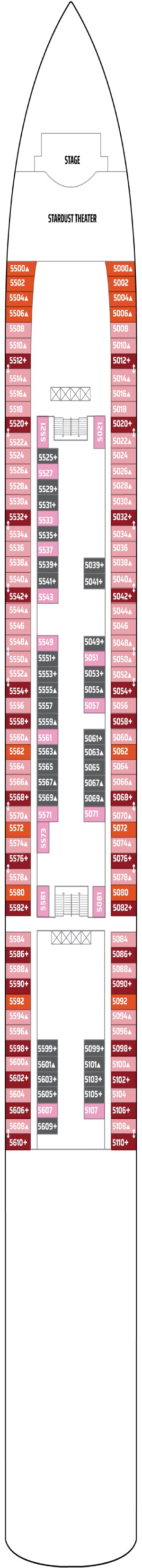 Norwegian Jewel Deck 5 deck plan