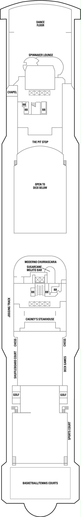 Norwegian Jewel Deck 13 deck plan