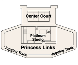 Crown Princess Deck 19 - Star Deck deck plan