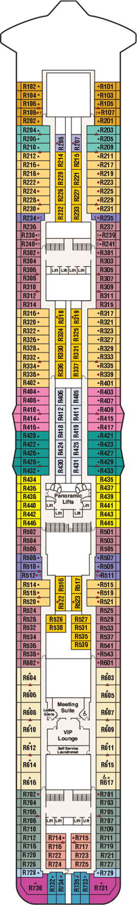 Majestic Princess Deck 14 deck plan