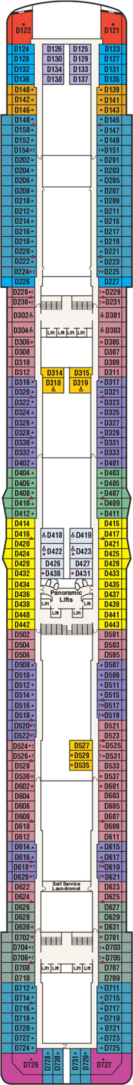 Majestic Princess Deck 9 deck plan