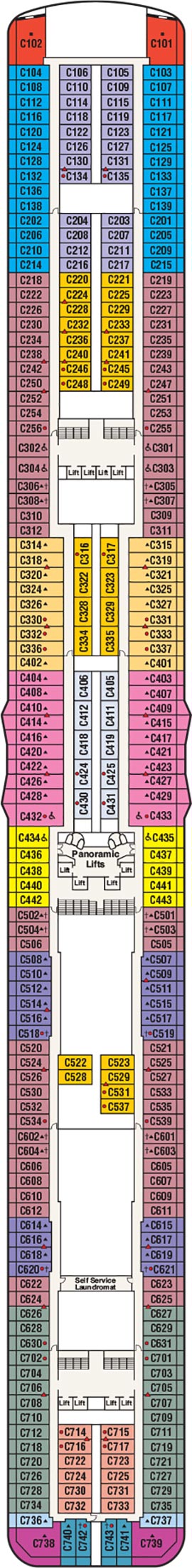 Majestic Princess Deck 10 deck plan