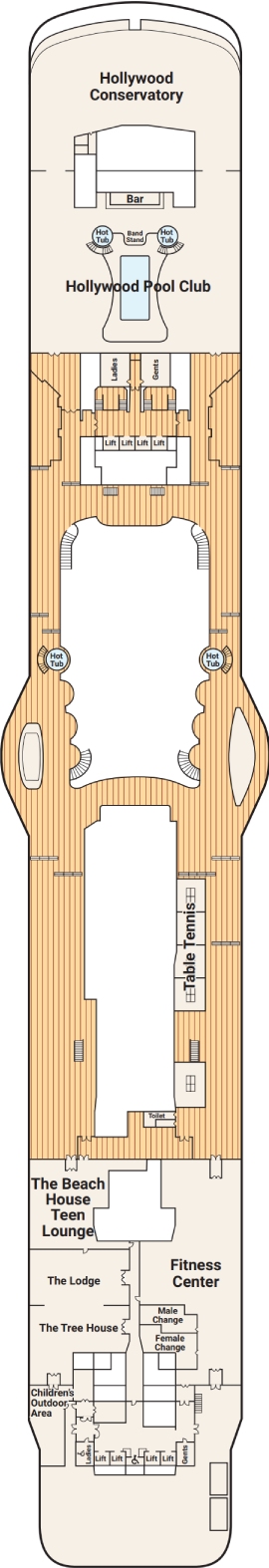 Majestic Princess Deck 17 deck plan