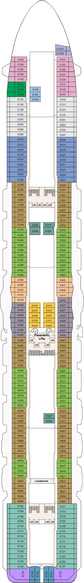 Majestic Princess Deck 8 deck plan