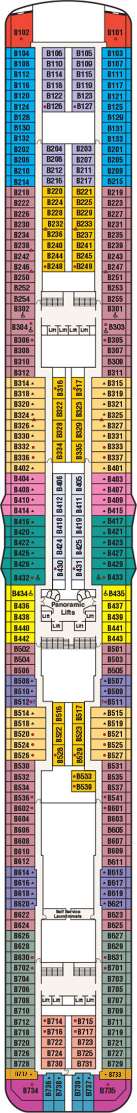 Sky Princess Deck 11 deck plan
