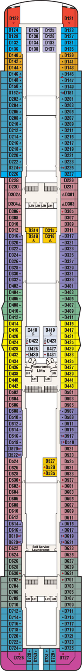 Sky Princess Deck 9 deck plan
