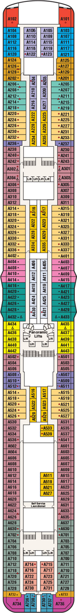 Enchanted Princess Deck 12 deck plan