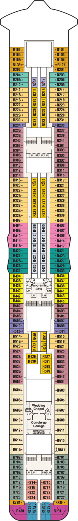 Enchanted Princess Deck 14 deck plan