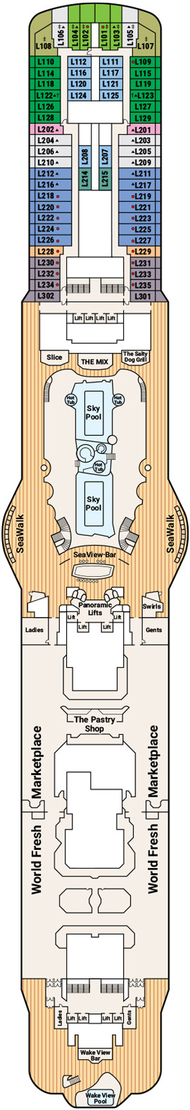 Enchanted Princess Deck 16 deck plan