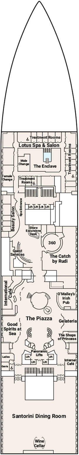 Enchanted Princess Deck 5 deck plan