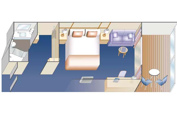Premium Deluxe Balcony Stateroom