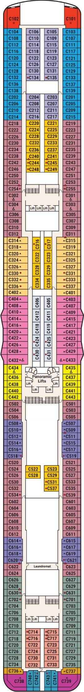 Discovery Princess Deck 10 deck plan