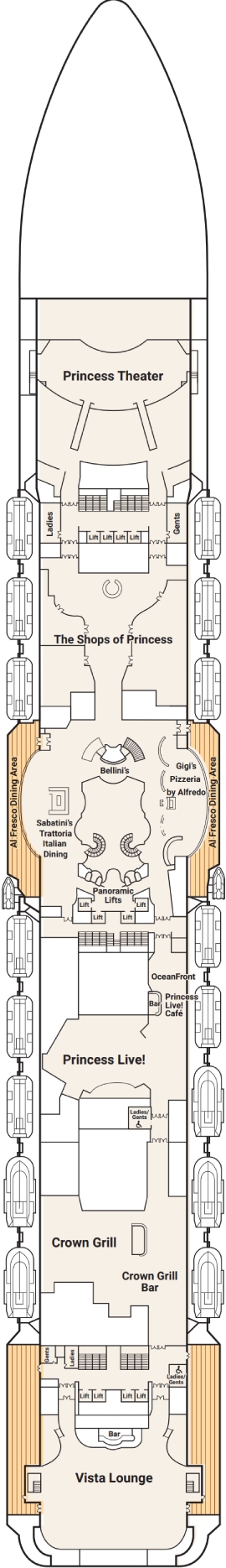 Discovery Princess Deck 7 deck plan