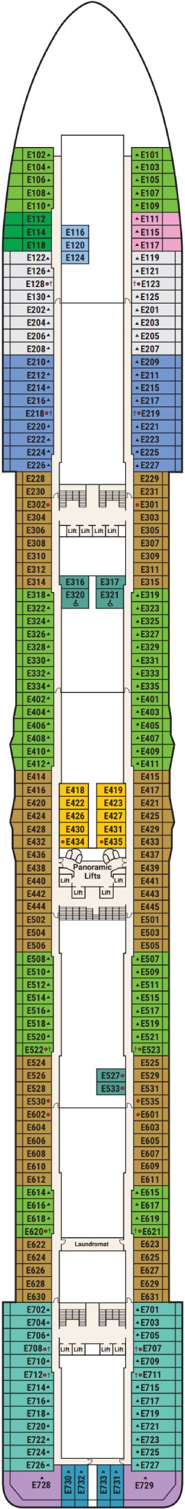 Discovery Princess Deck 8 deck plan