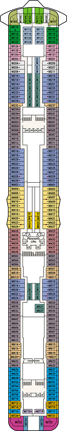 Discovery Princess Deck 15 deck plan