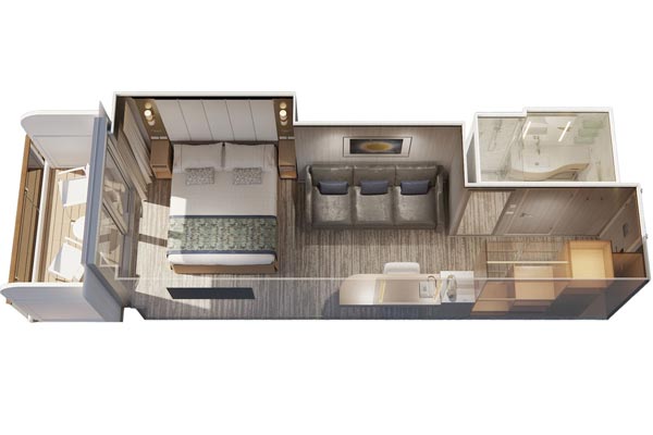 Cove Balcony Stateroom