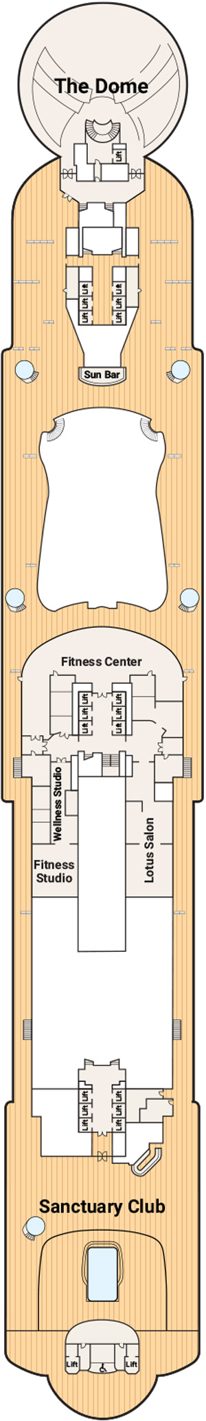 Star Princess Deck 18 deck plan