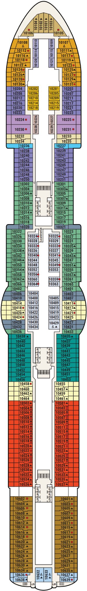 Star Princess Deck 10 deck plan