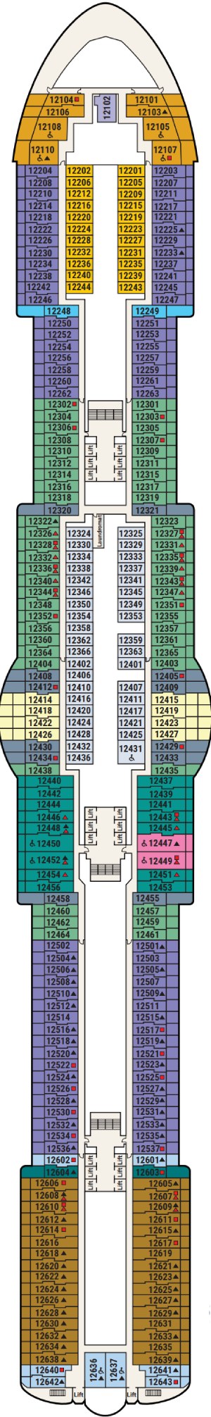 Star Princess Deck 12 deck plan