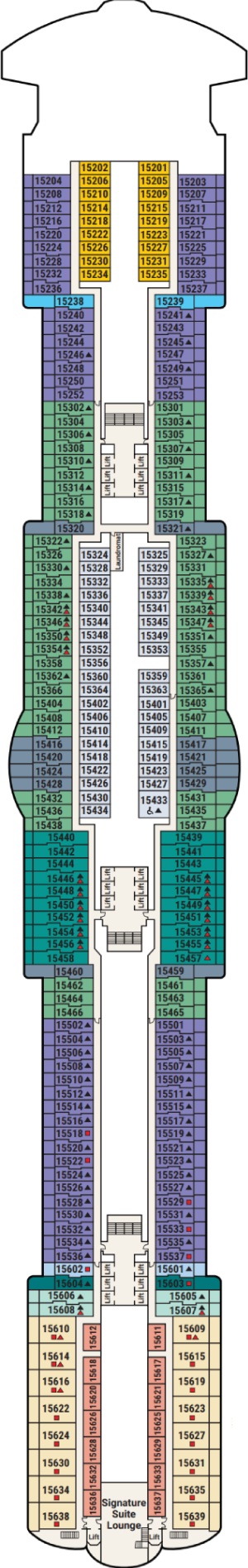 Star Princess Deck 15 deck plan
