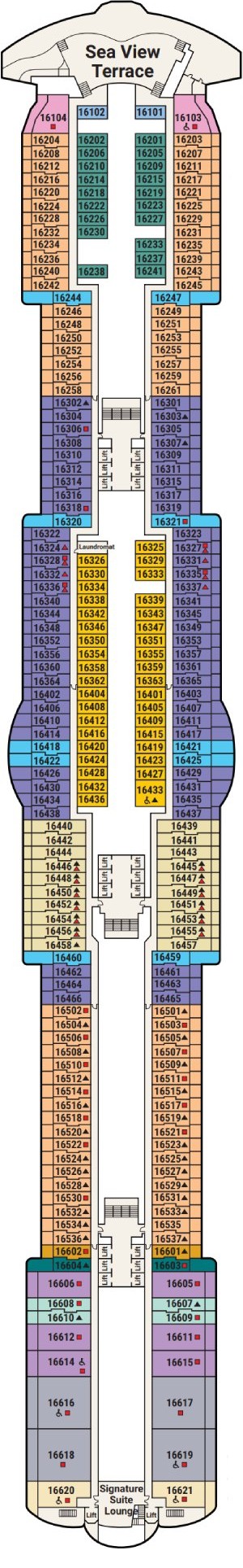 Star Princess Deck 16 deck plan