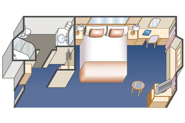 Oceanview Stateroom (Obstructed View)