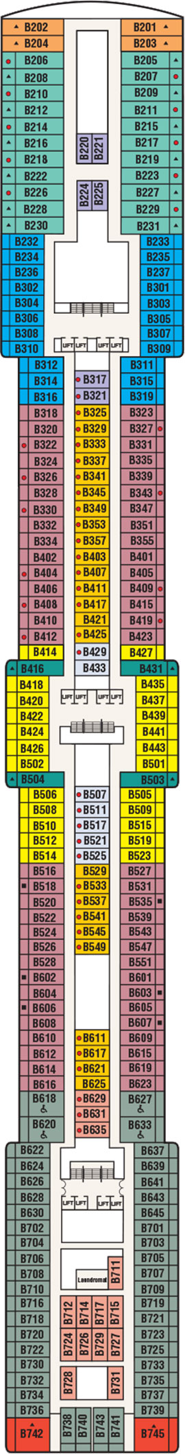 Island Princess Deck 11 - Baja Deck deck plan