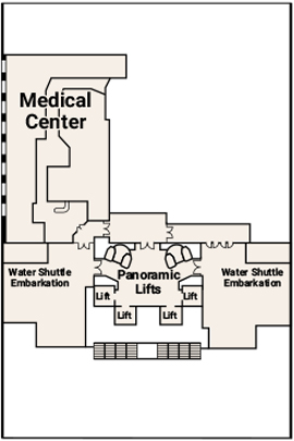 Regal Princess Deck 4 - Gala deck plan