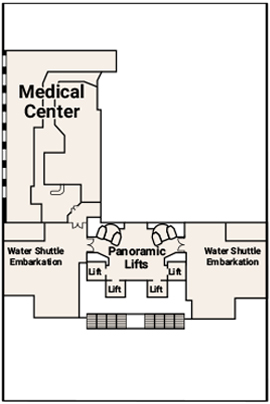 Royal Princess Deck 4 - Gala deck plan