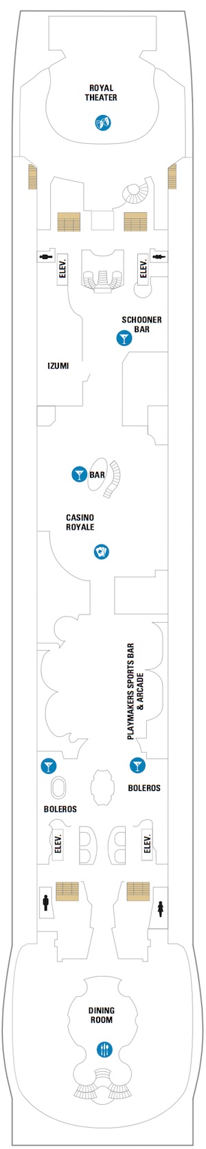 Independence of the Seas Deck 4 deck plan