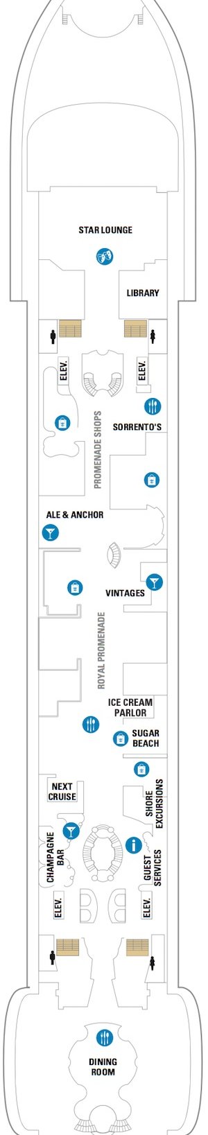 Independence of the Seas Deck 5 deck plan