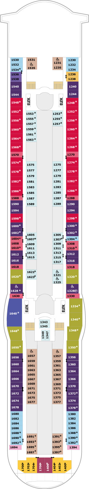 Independence of the Seas Deck 10 deck plan