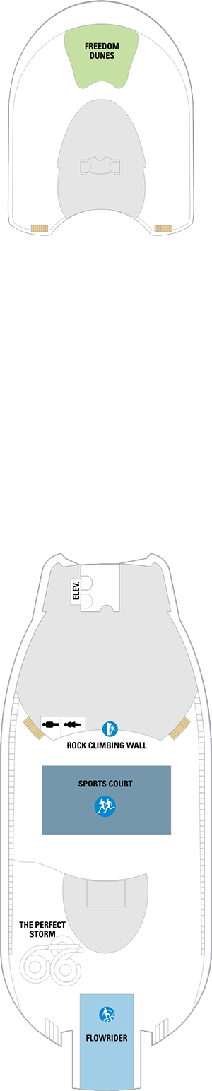 Freedom of the Seas Deck 13 deck plan
