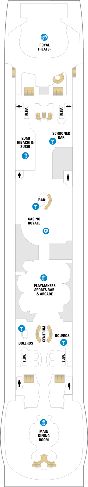 Freedom of the Seas Deck 4 deck plan