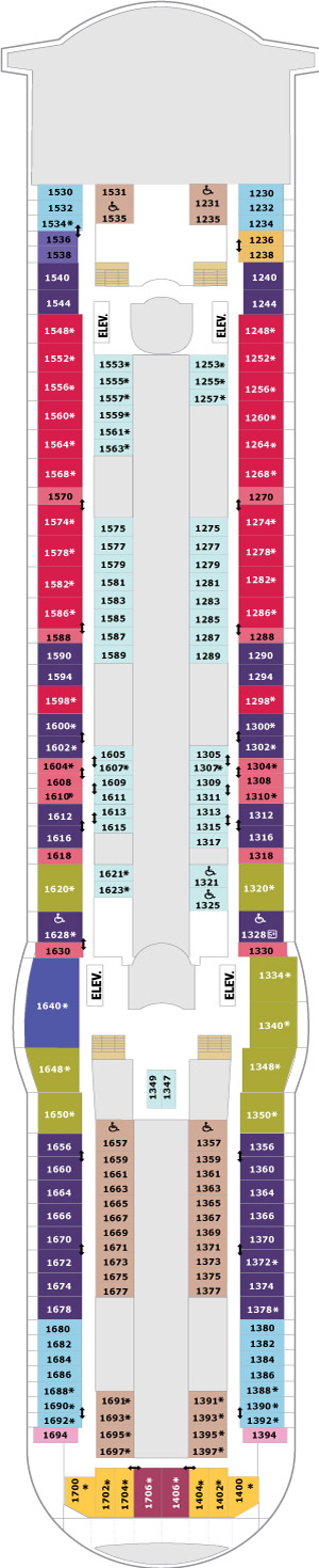 Freedom of the Seas Deck 10 deck plan