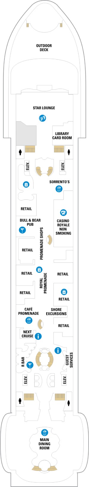 Freedom of the Seas Deck 5 deck plan