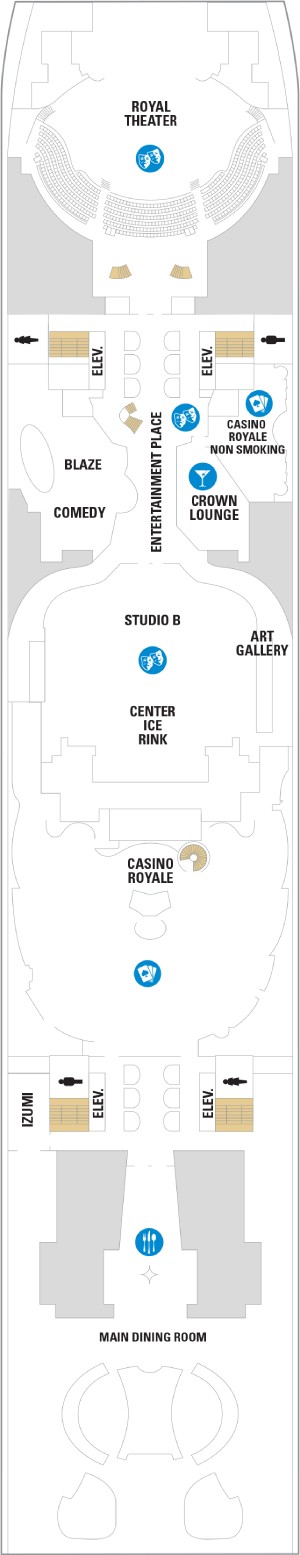 Oasis of the Seas Deck 4 deck plan