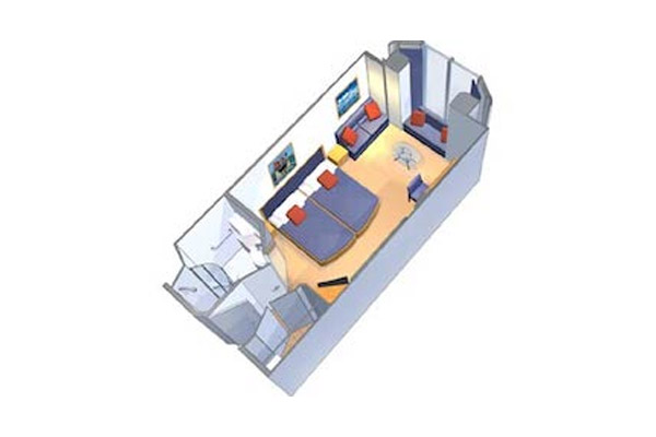 Interior Stateroom with Central Park View