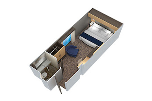 Interior Stateroom with Virtual Balcony